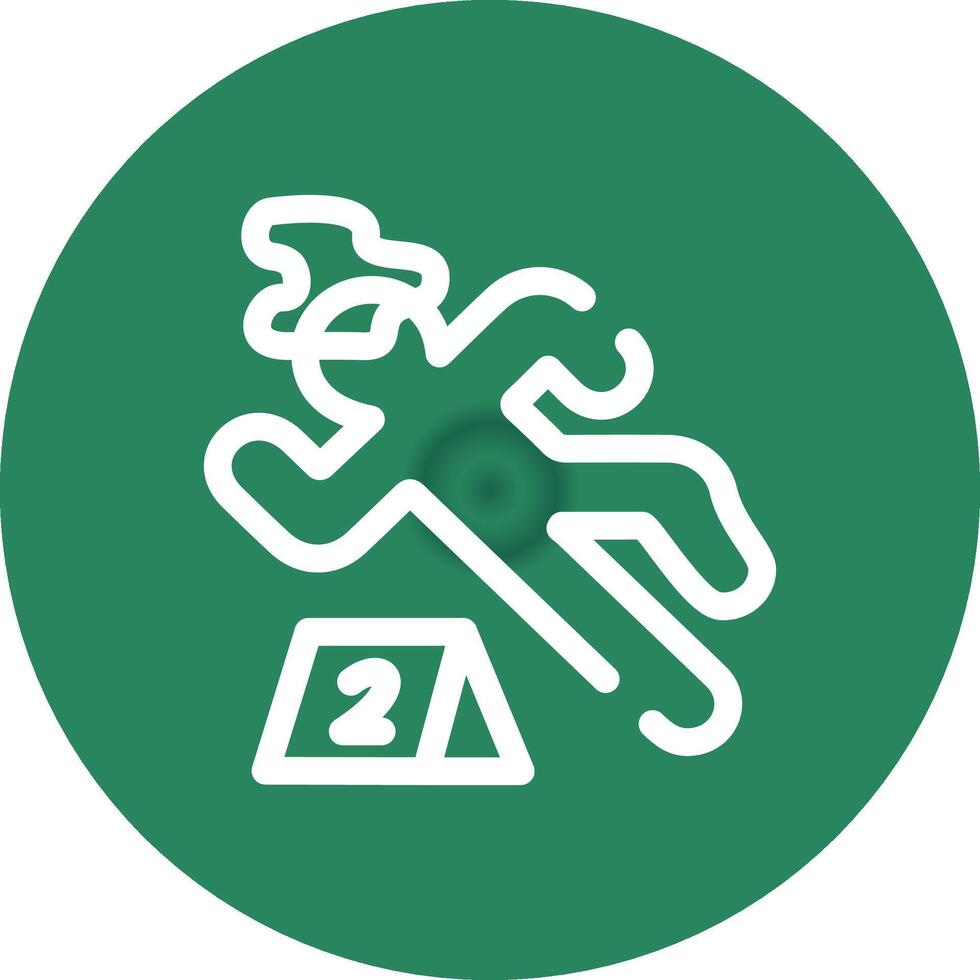 Crime Scene Creative Icon Design vector