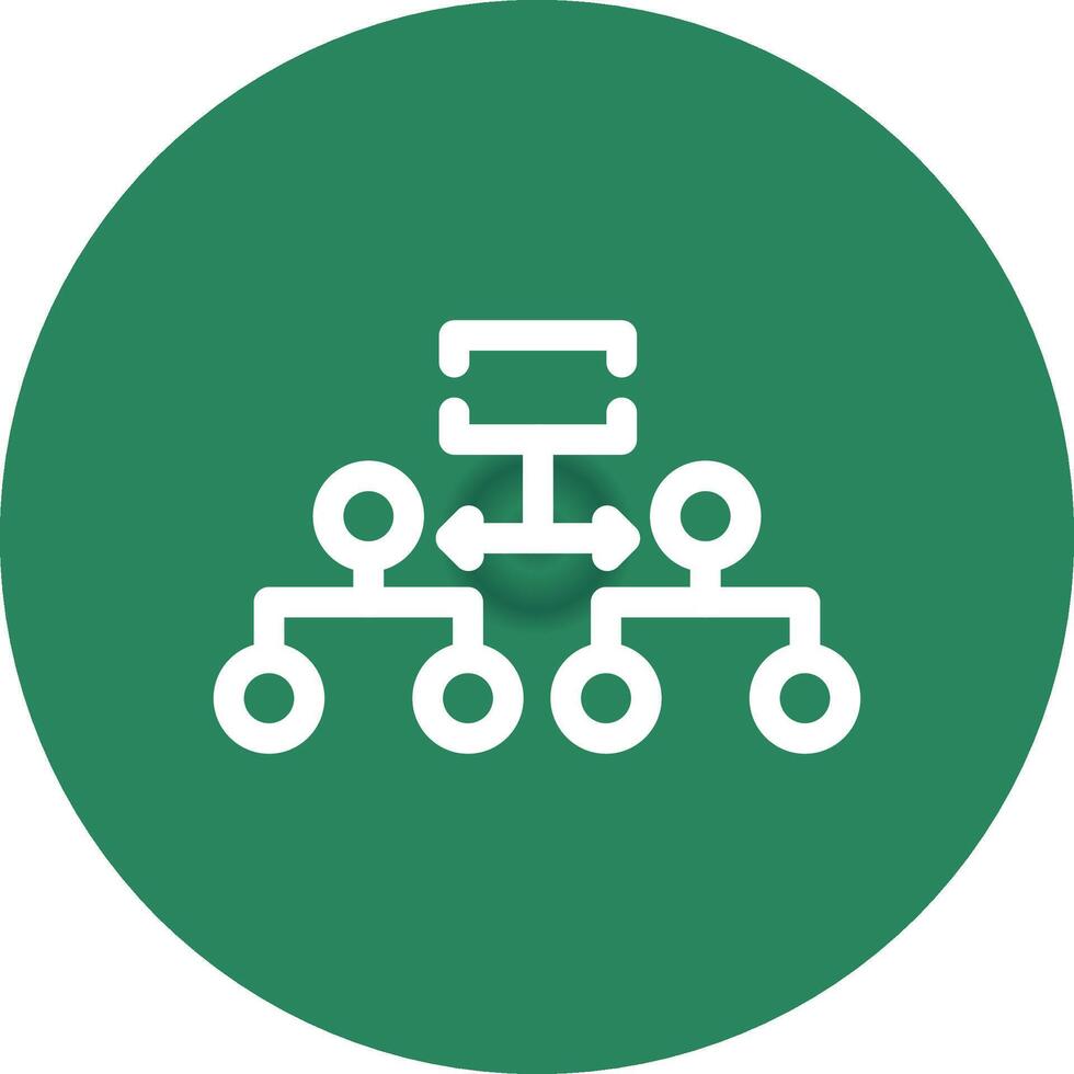 Labeled Hierarchy Creative Icon Design vector