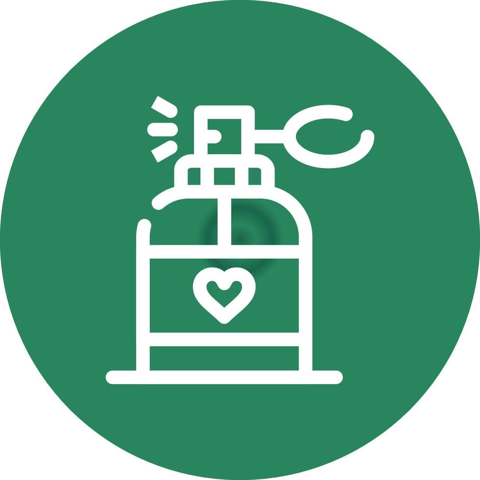 Perfume Creative Icon Design vector