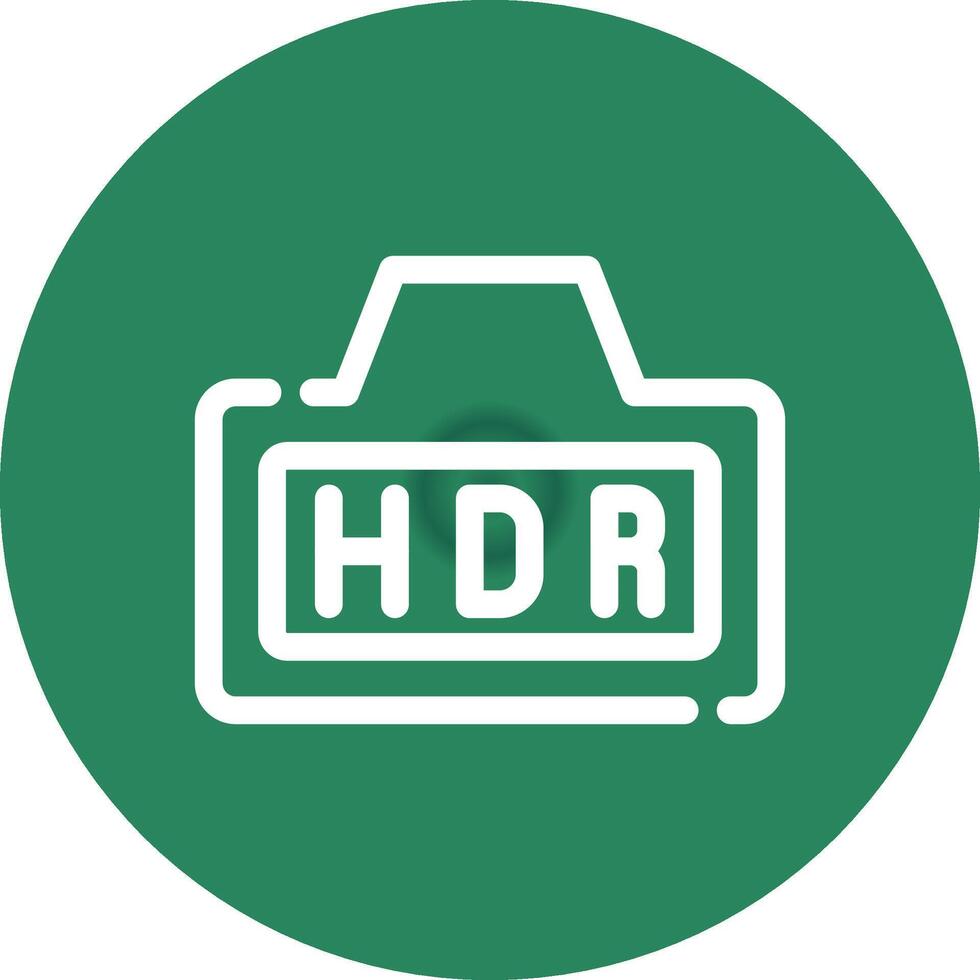 Hdr Creative Icon Design vector
