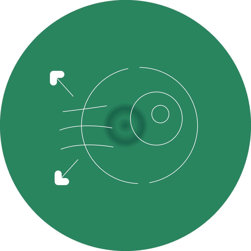 Ocular Hypertension Creative Icon Design vector