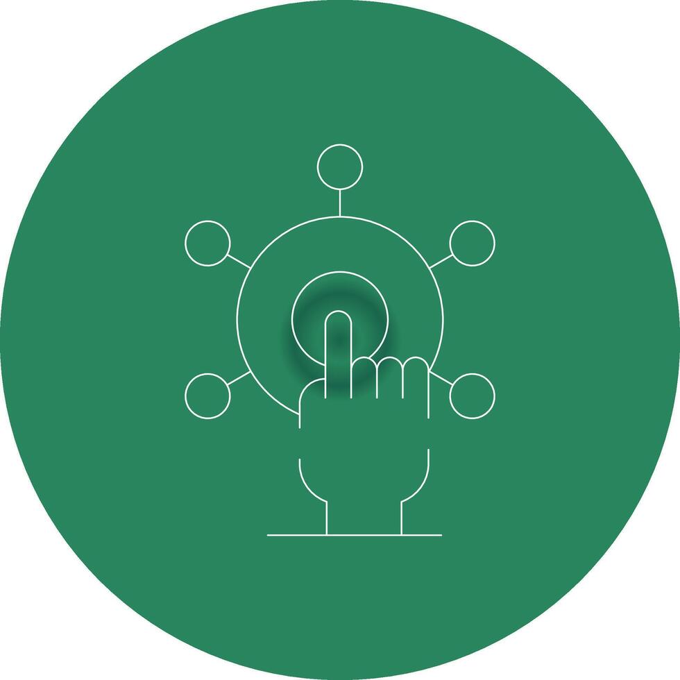 Interactivity Creative Icon Design vector