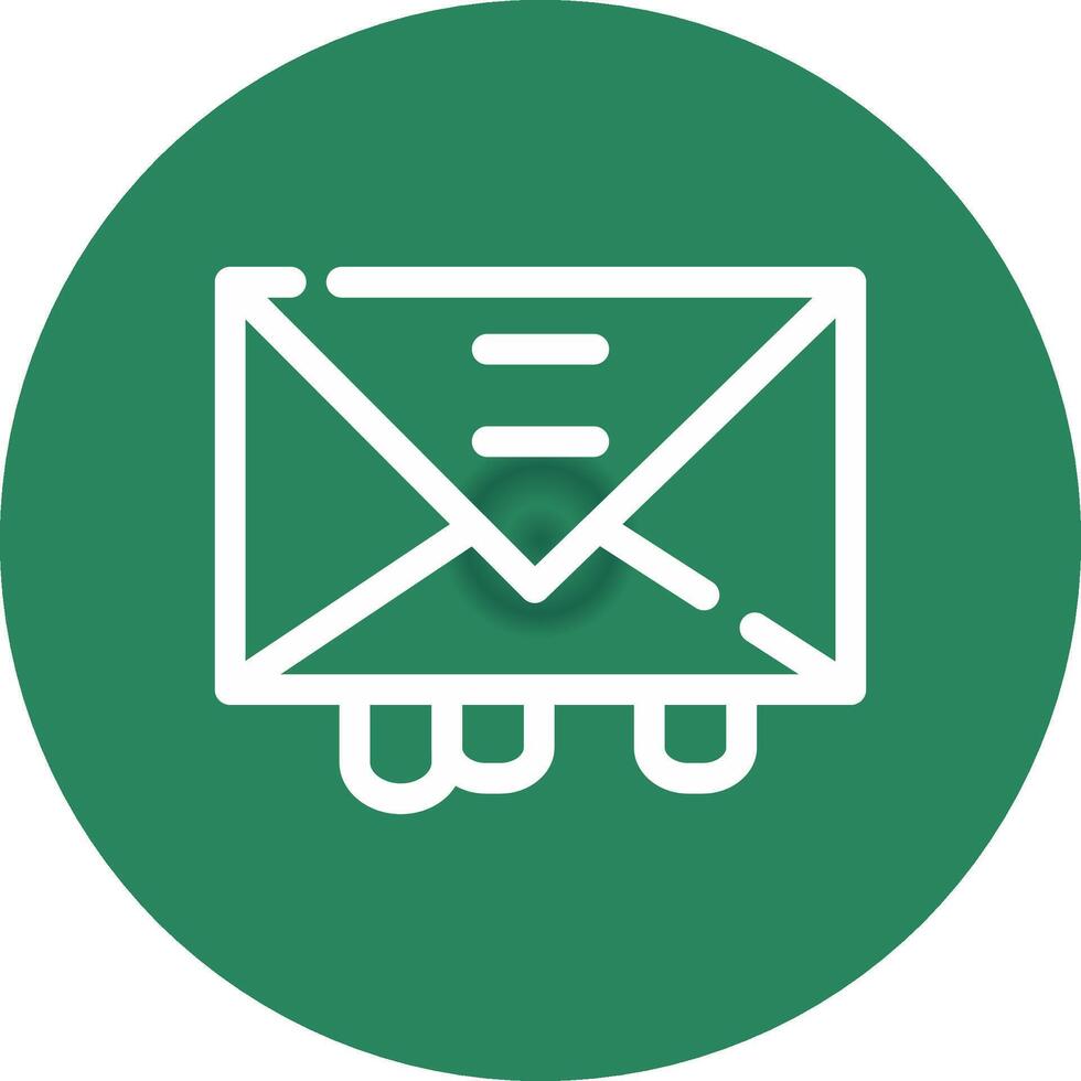 diseño de icono creativo de correo vector