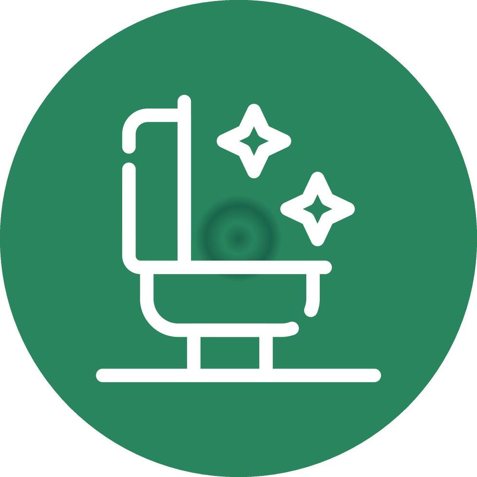 Bathroom Cleaning Creative Icon Design vector