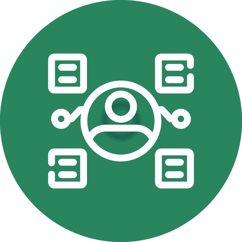 User Predictions Creative Icon Design vector