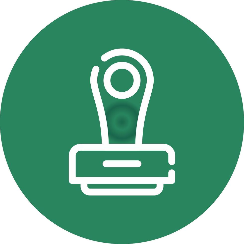 Stamp Creative Icon Design vector