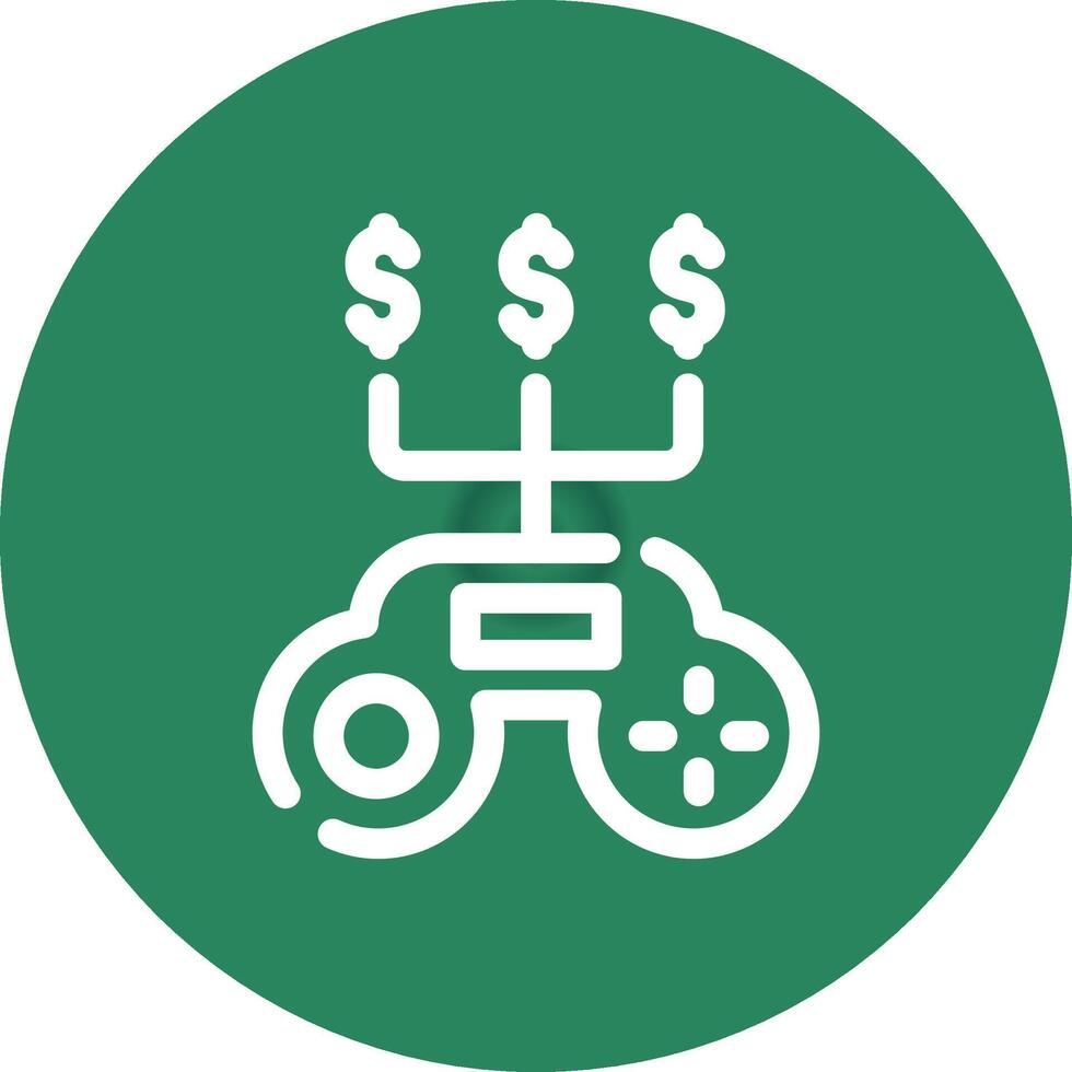 Game Money Creative Icon Design vector