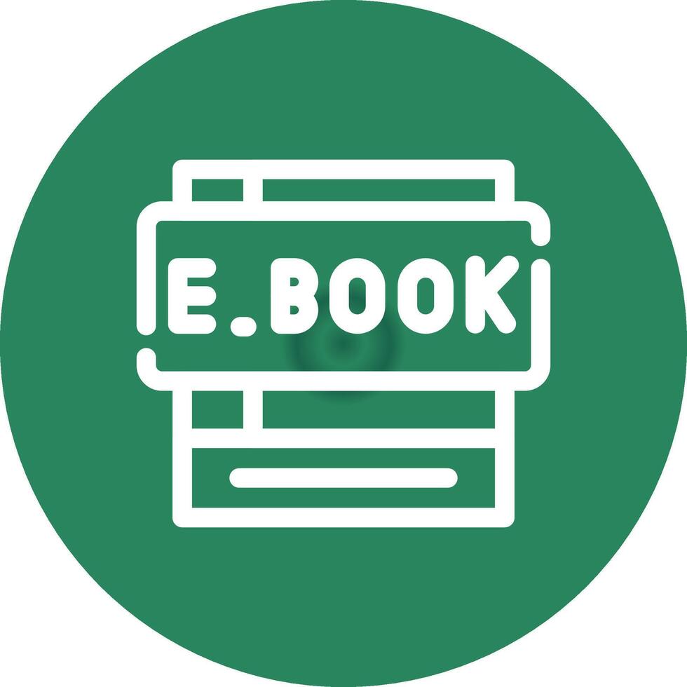 Ebooks Creative Icon Design vector