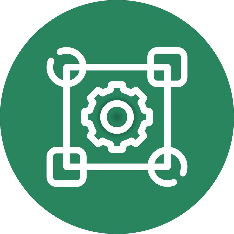 Pattern System Creative Icon Design vector