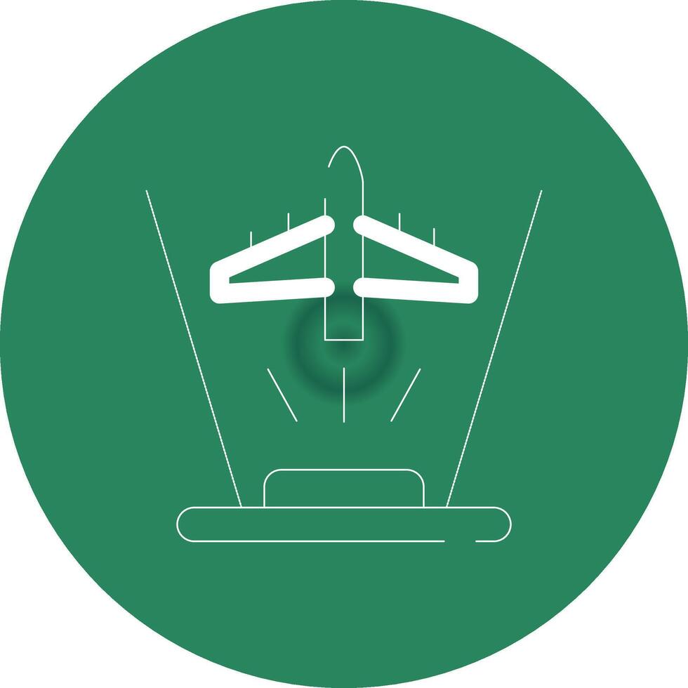 Ar Flight Training Creative Icon Design vector