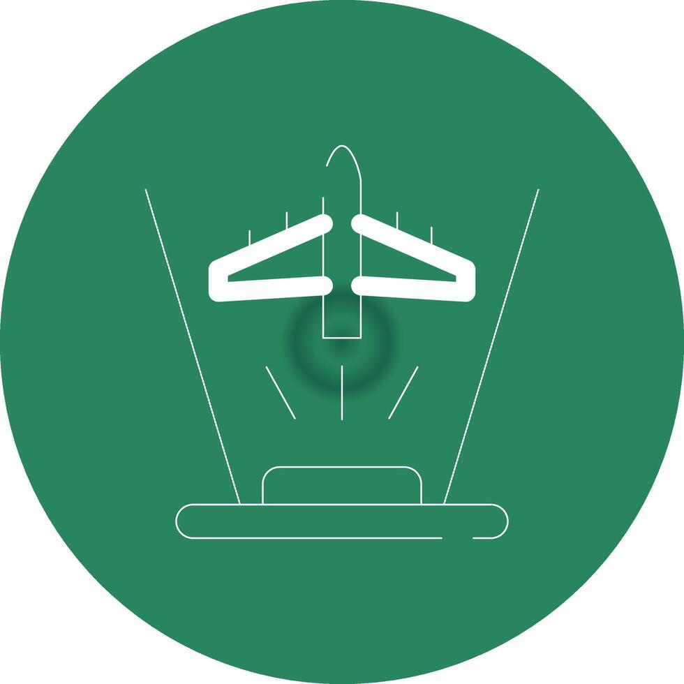 Ar Flight Training Creative Icon Design vector