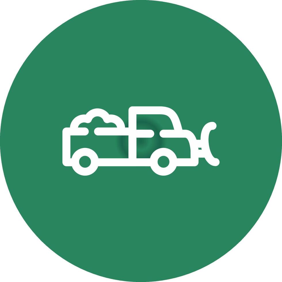 Snowplow Creative Icon Design vector