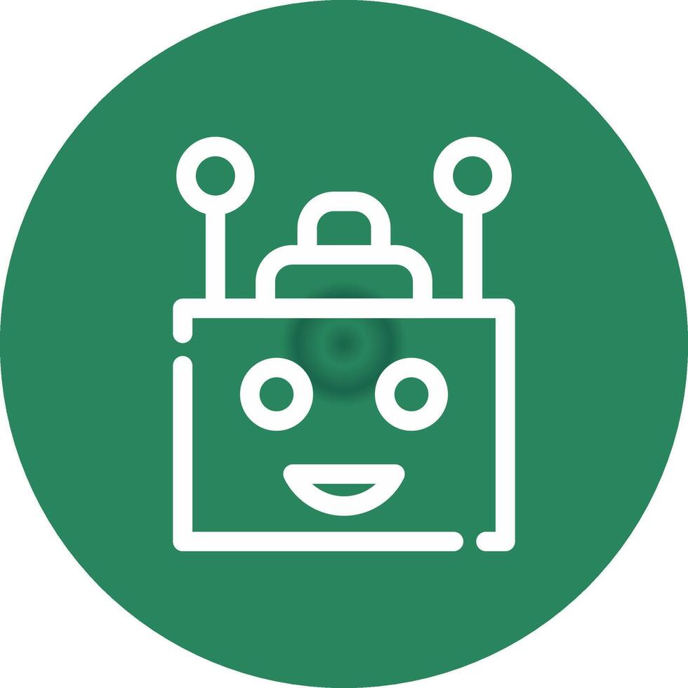Chatbot Creative Icon Design vector