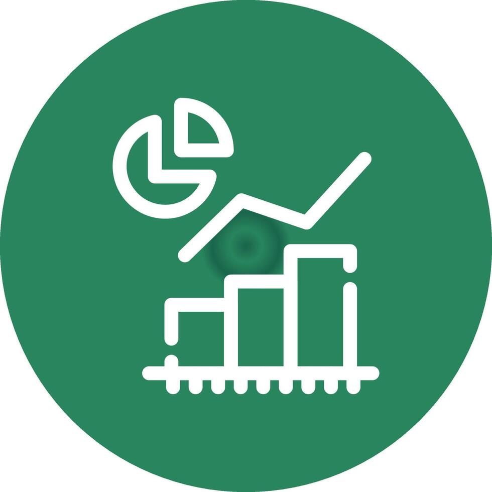 Statistical Analysis Creative Icon Design vector