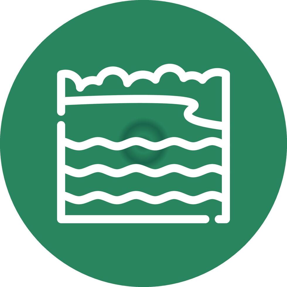 Bay Landscape Creative Icon Design vector