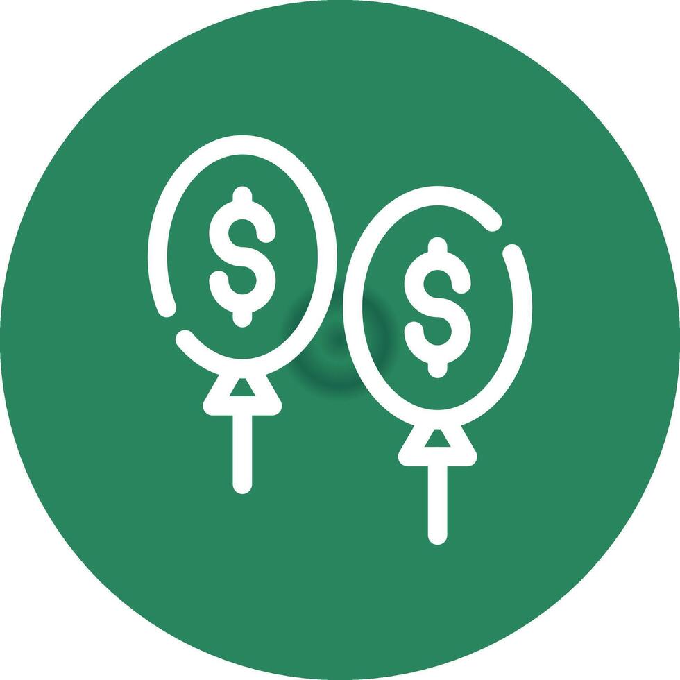 Balloon Payment Creative Icon Design vector
