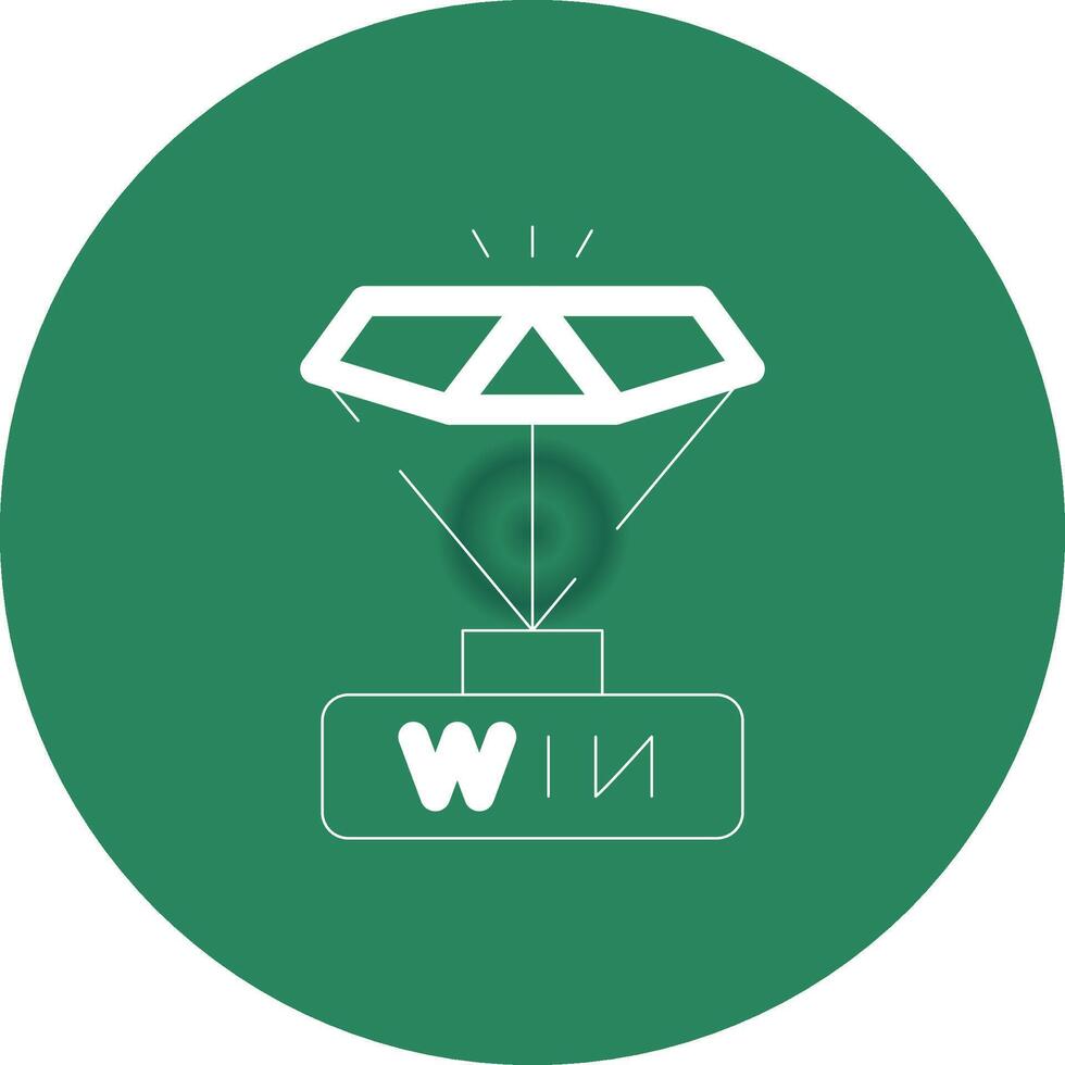 Winner Creative Icon Design vector