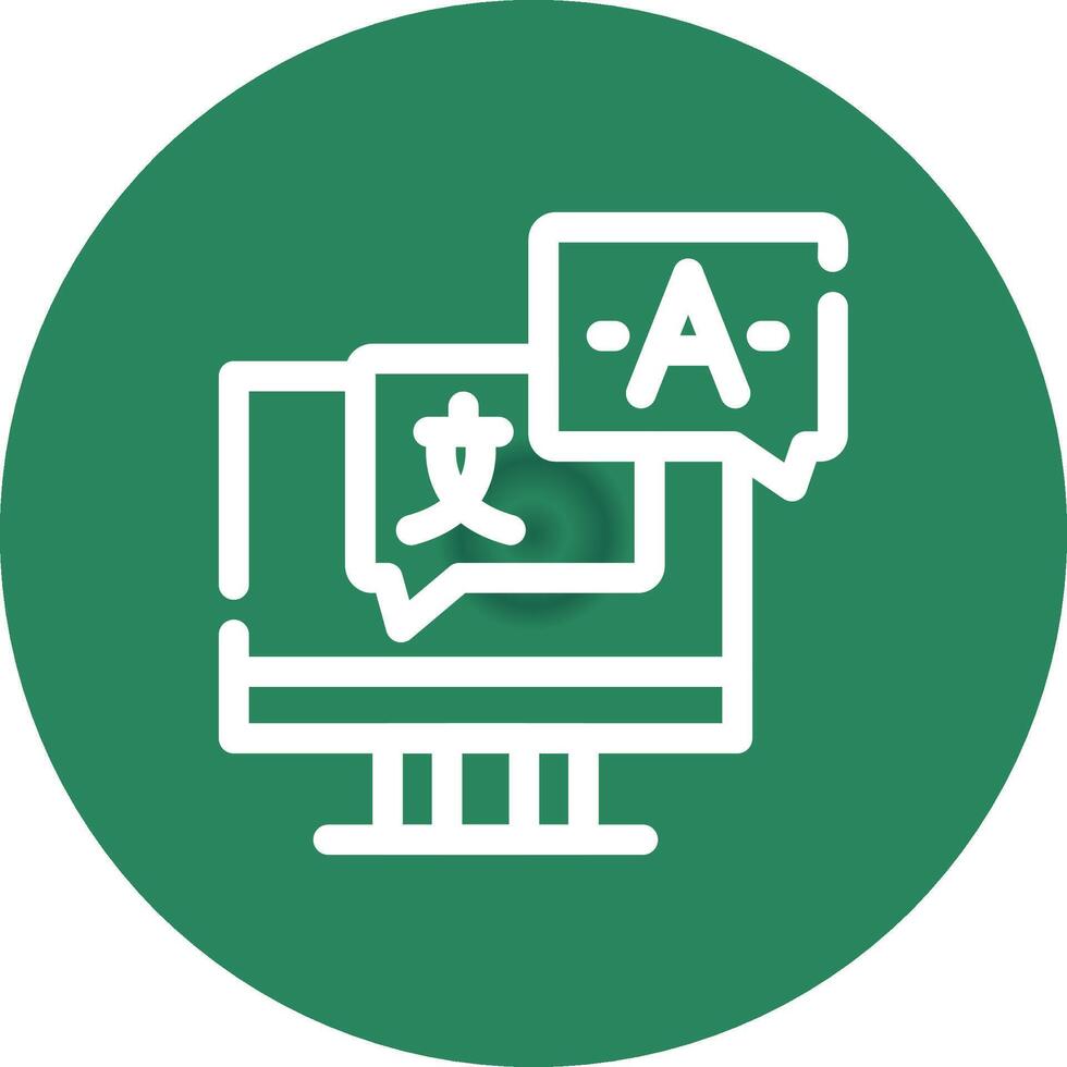 Language Creative Icon Design vector
