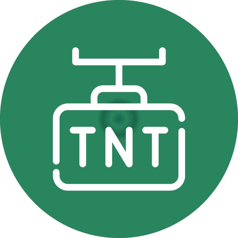 diseño de icono creativo tnt vector