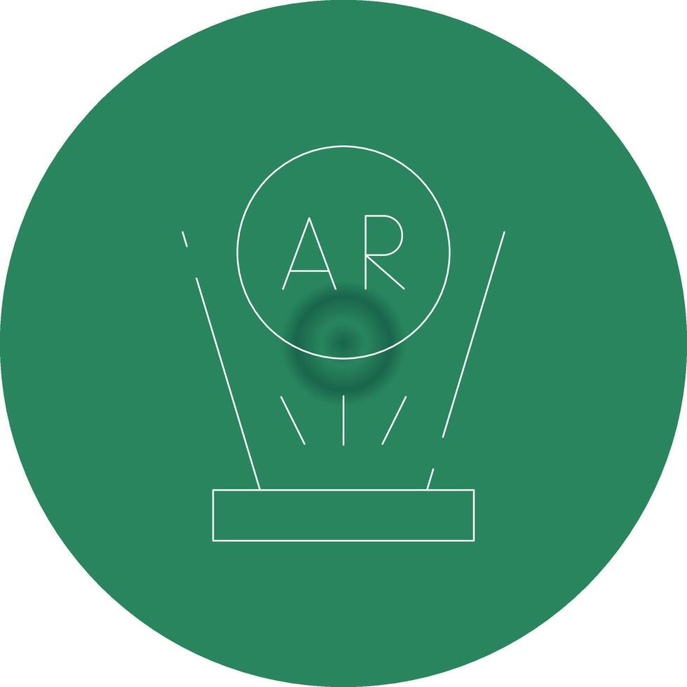 Augmented Reality Creative Icon Design vector