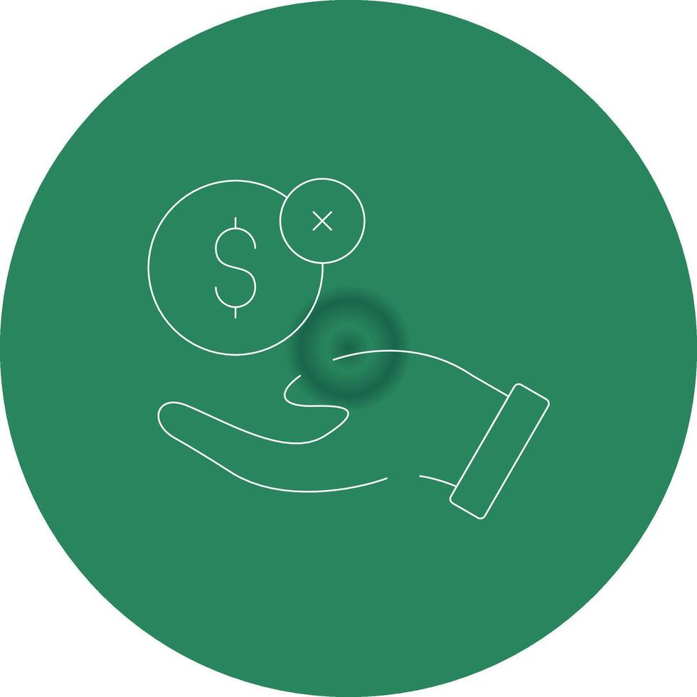 Canceled Creative Icon Design vector