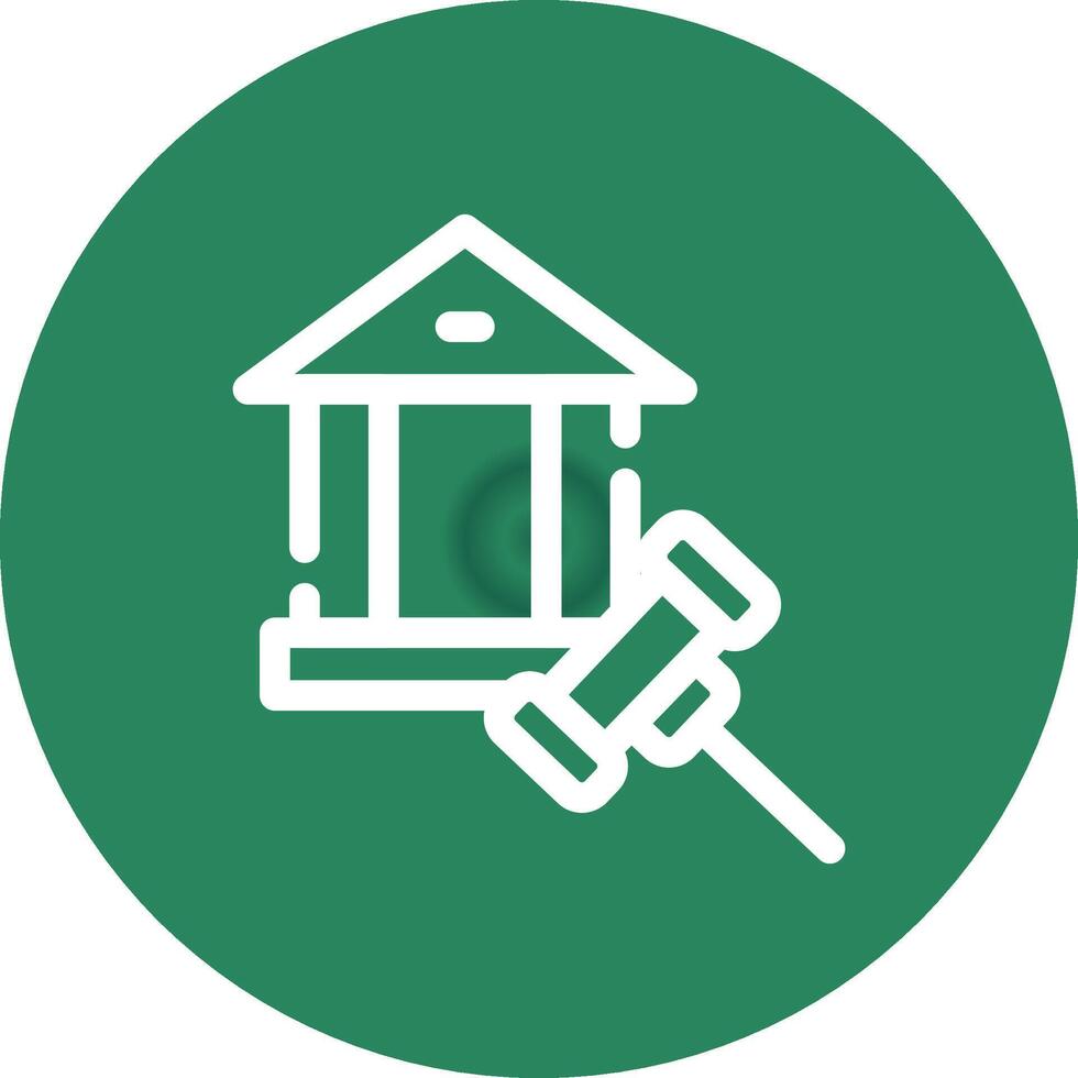 Bank Regulation Creative Icon Design vector