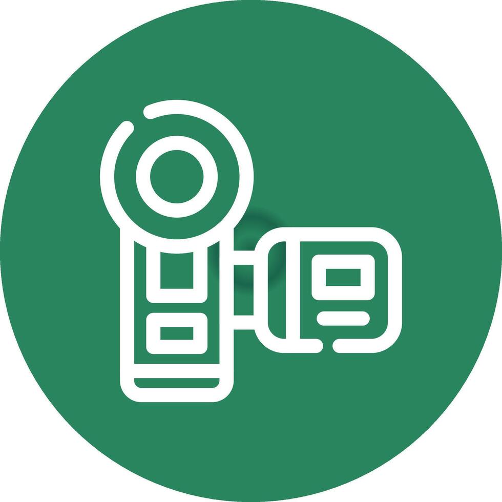 Video Camera Creative Icon Design vector