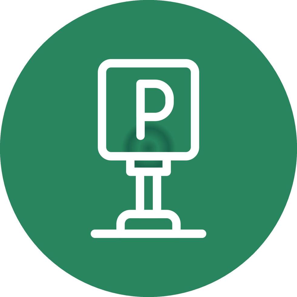 Parking Creative Icon Design vector