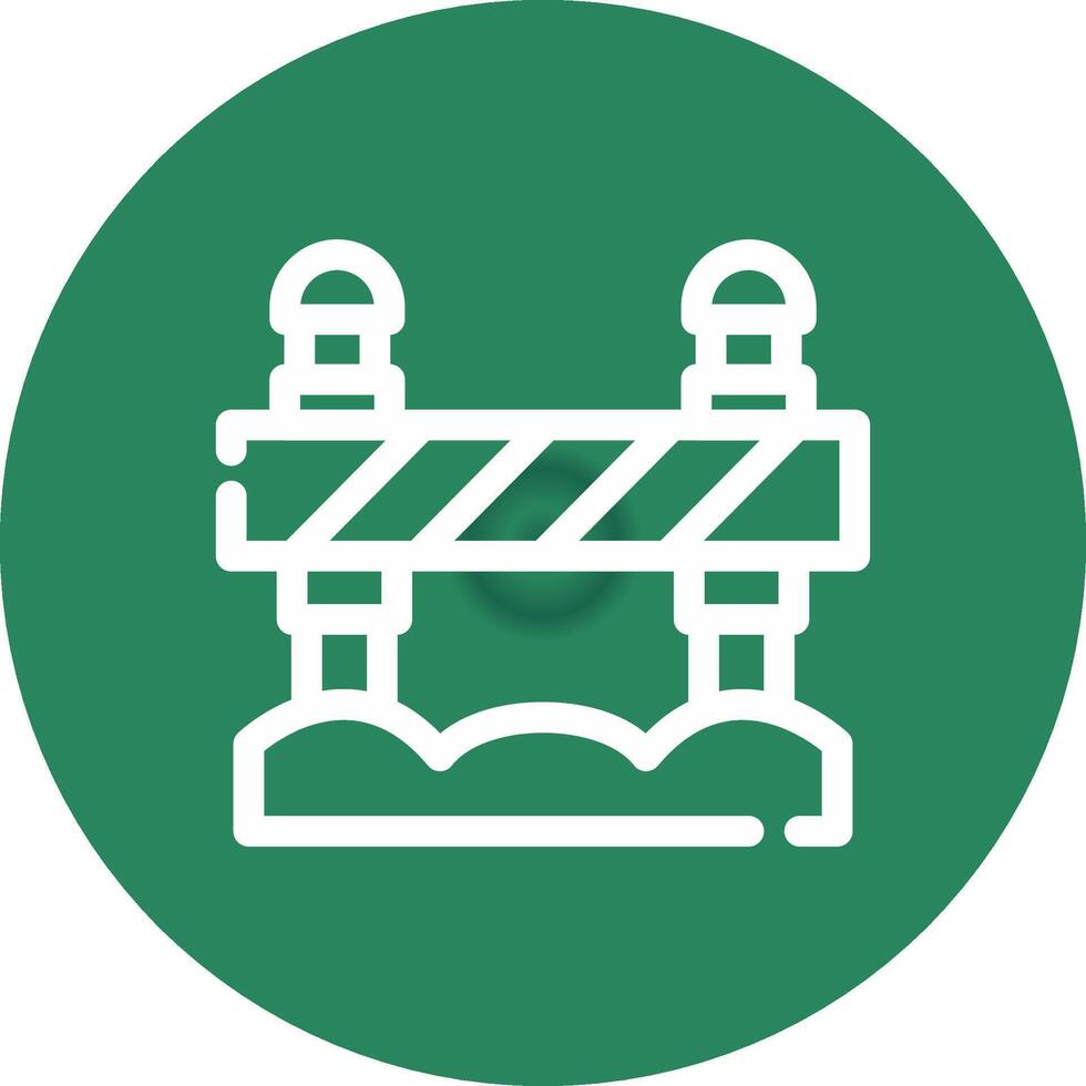 Road Block Creative Icon Design vector
