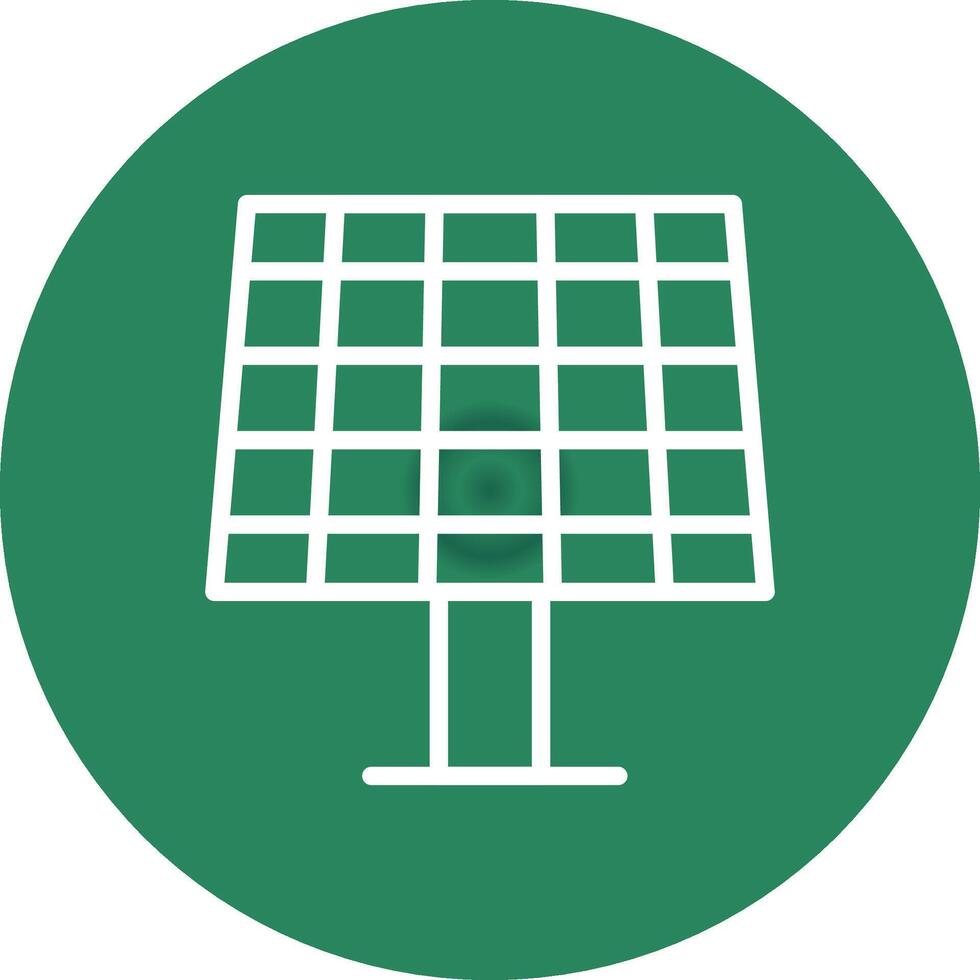 Solar Panel Creative Icon Design vector