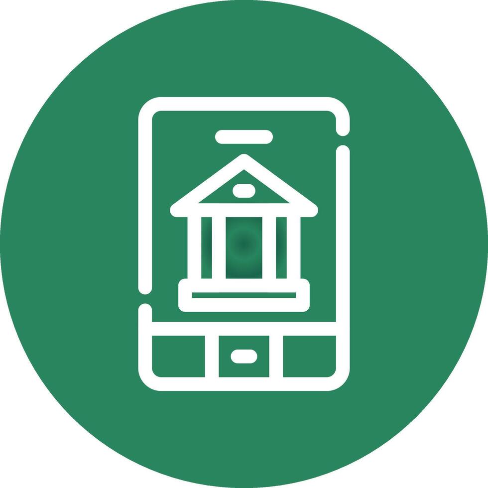 Agent Banking Creative Icon Design vector