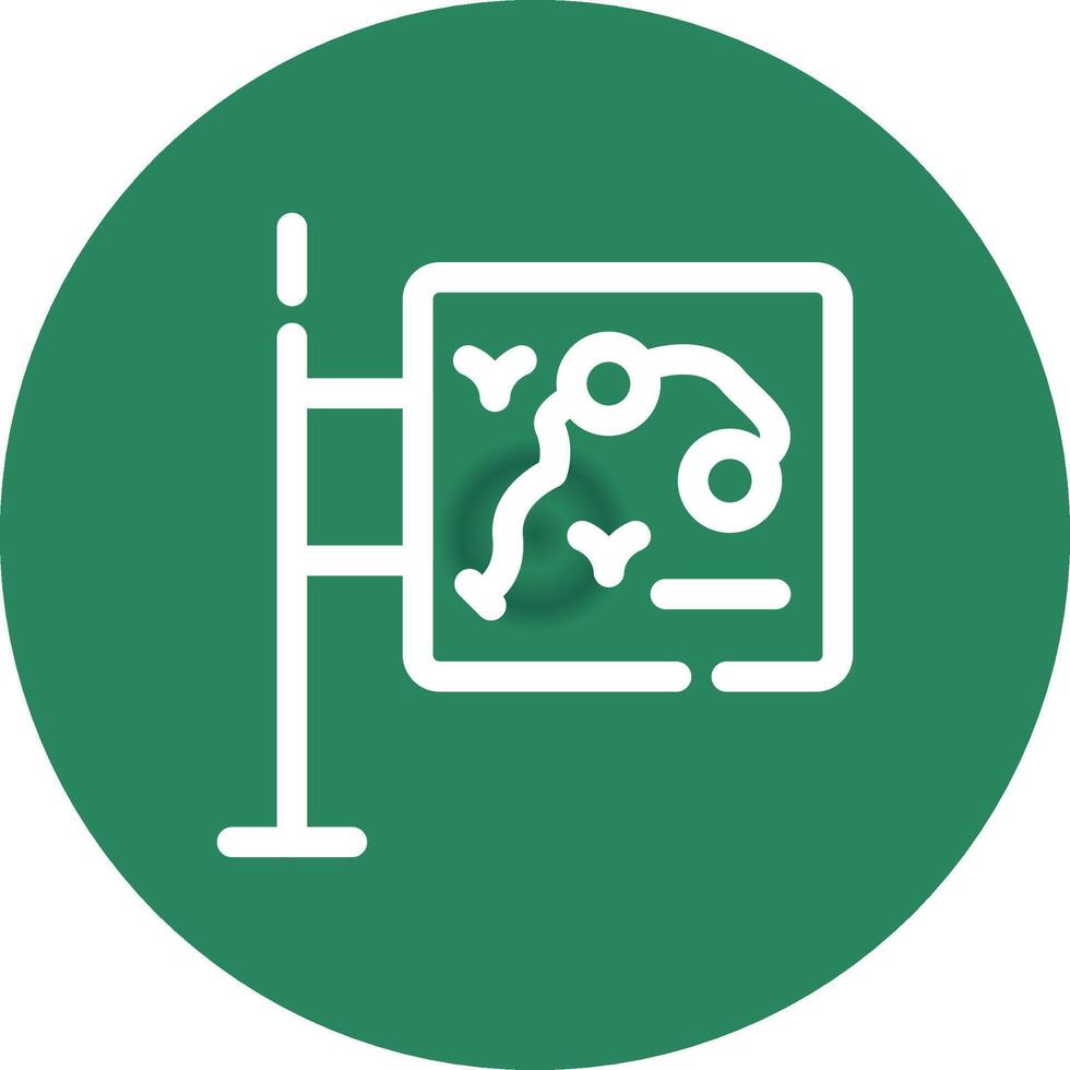 Map Creative Icon Design vector