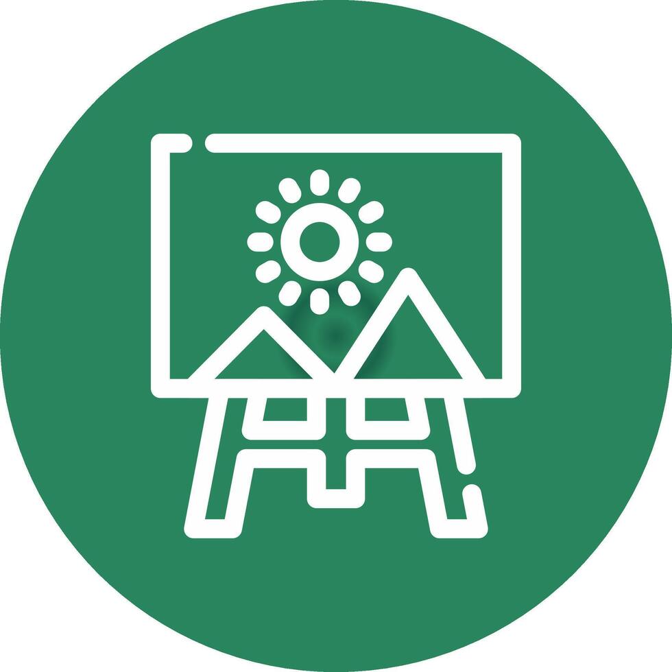 Canvas Creative Icon Design vector