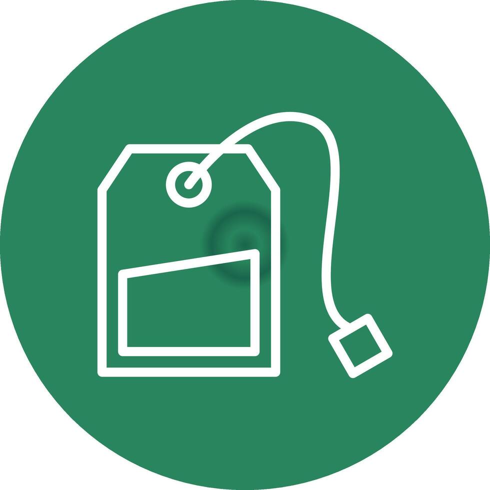 Tea Bag Creative Icon Design vector