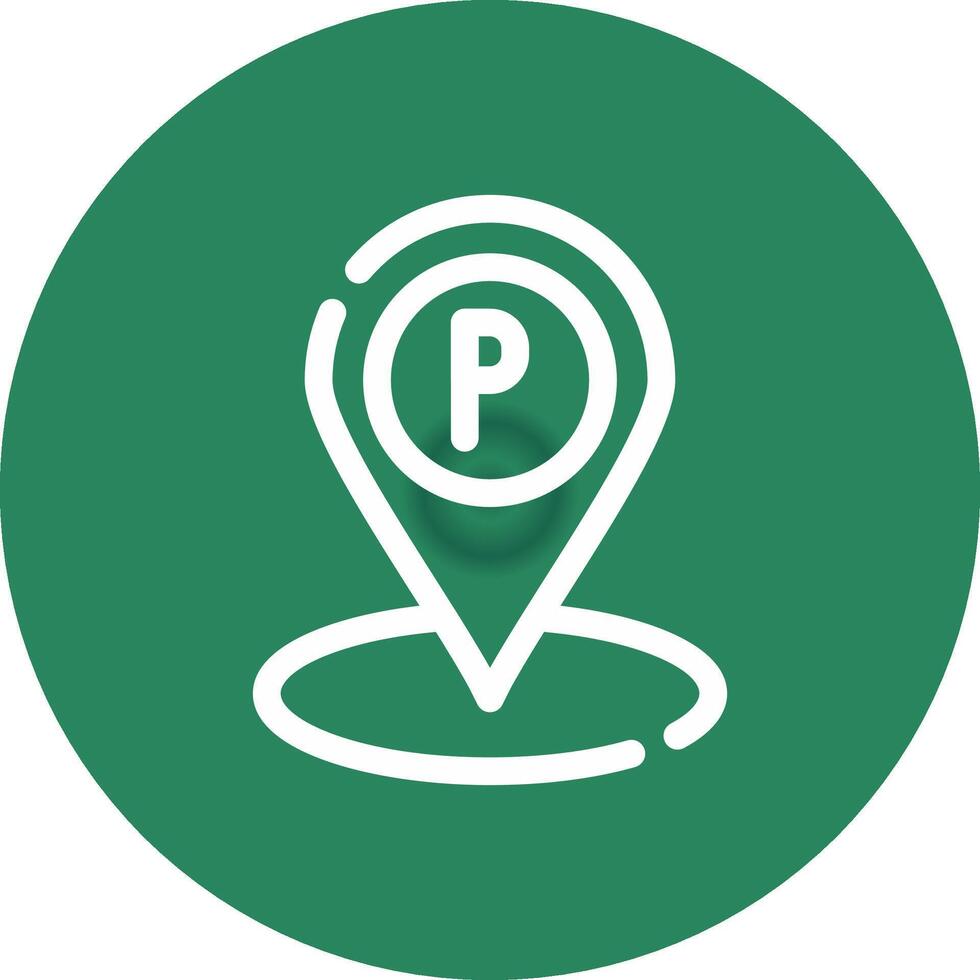 Parking Creative Icon Design vector