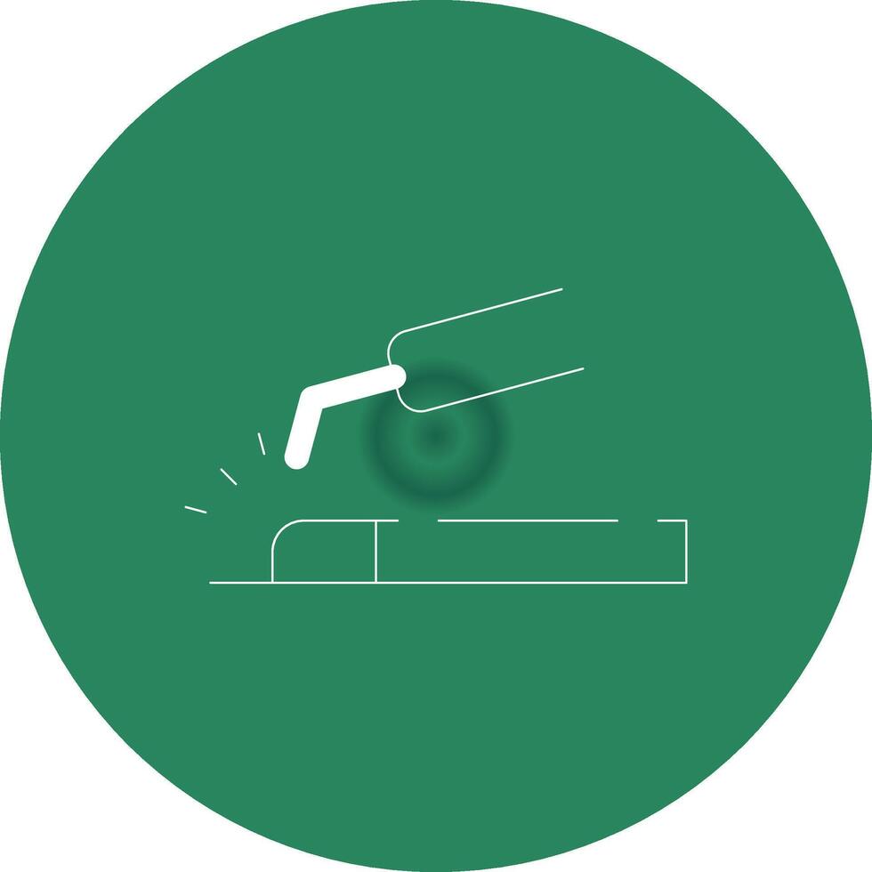 Welding Machine Creative Icon Design vector