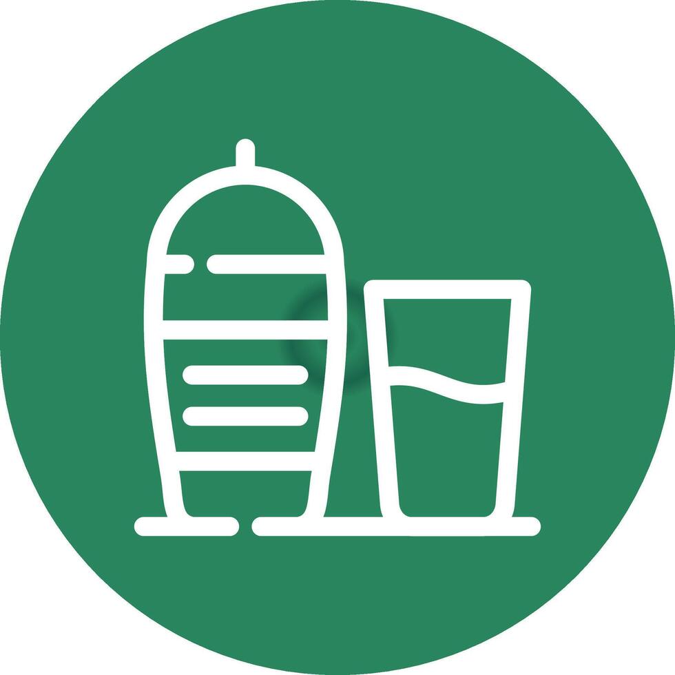 Cocktail Shaker Creative Icon Design vector