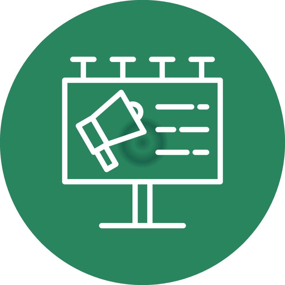 Ad Creative Icon Design vector