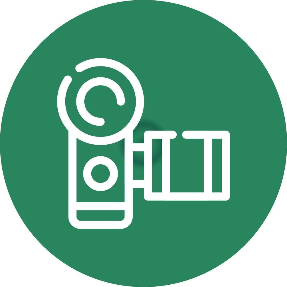 Video Camera Creative Icon Design vector