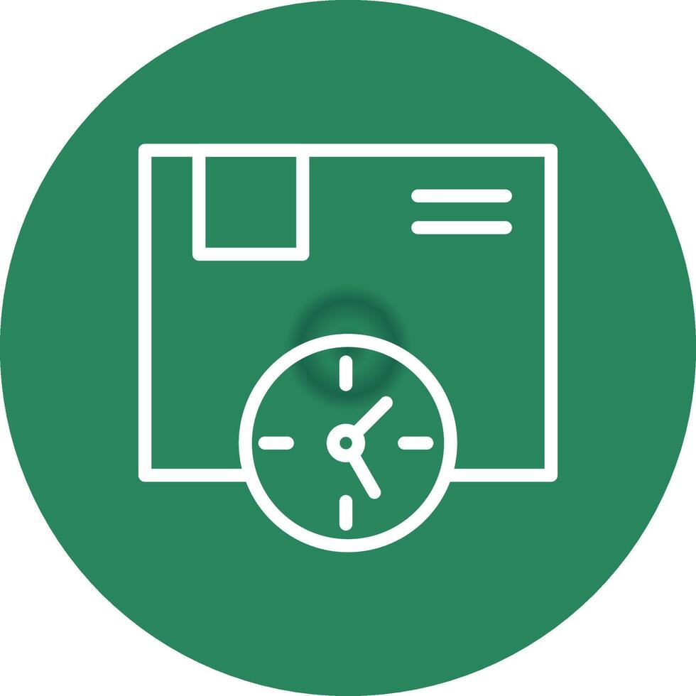 Delivery Time Creative Icon Design vector