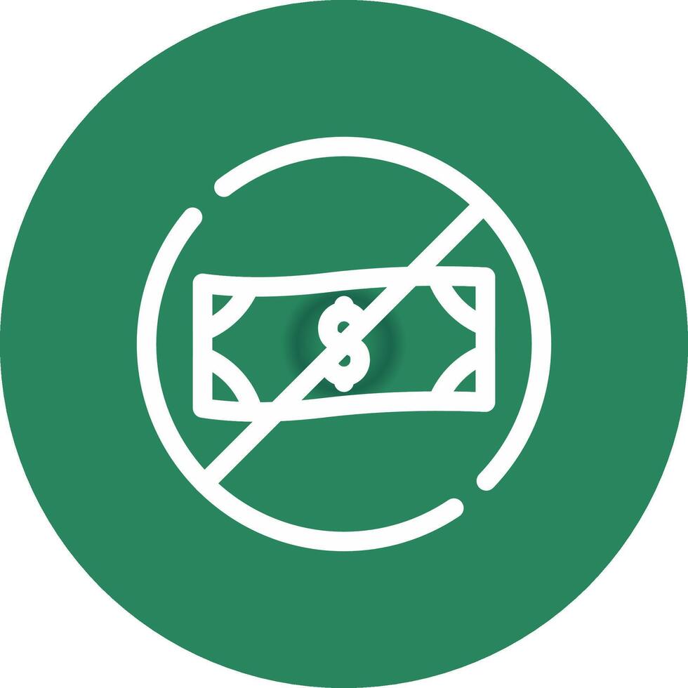 Forbidden Creative Icon Design vector