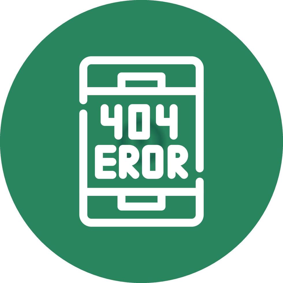 Error Creative Icon Design vector