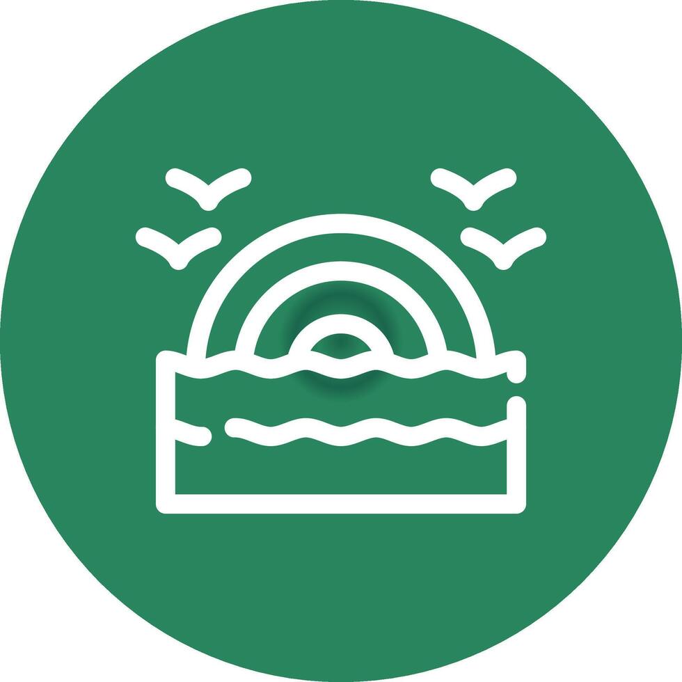 Rainbow Creative Icon Design vector