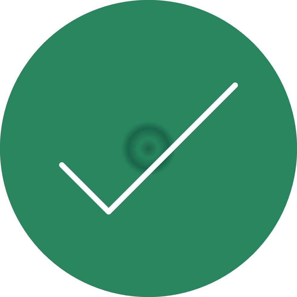 Tick Creative Icon Design vector