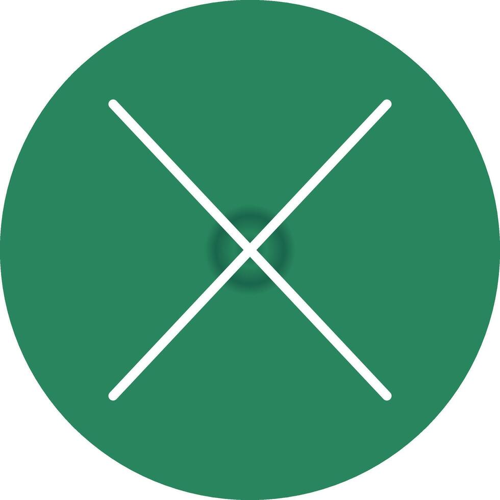 Crose Creative Icon Design vector