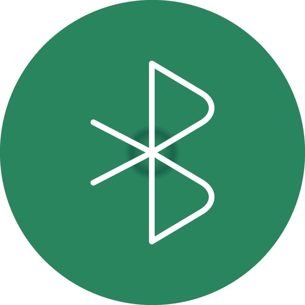 Bluetooth Creative Icon Design vector