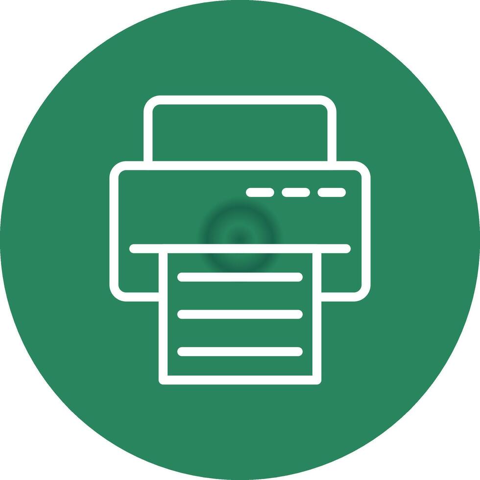 Printer Creative Icon Design vector