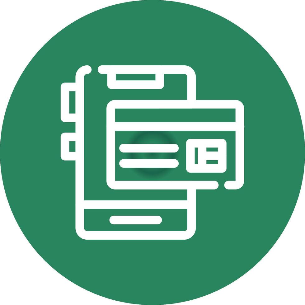 Online Payment Creative Icon Design vector