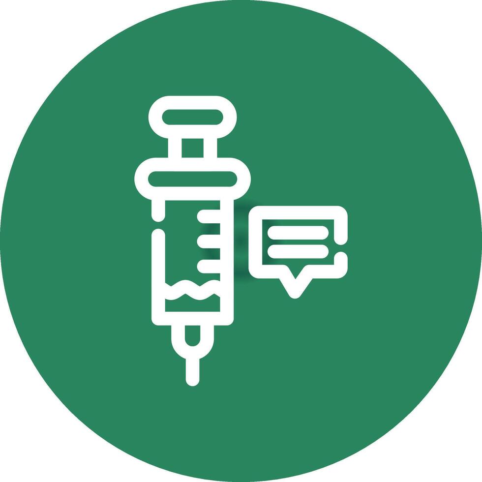 Syringe Creative Icon Design vector