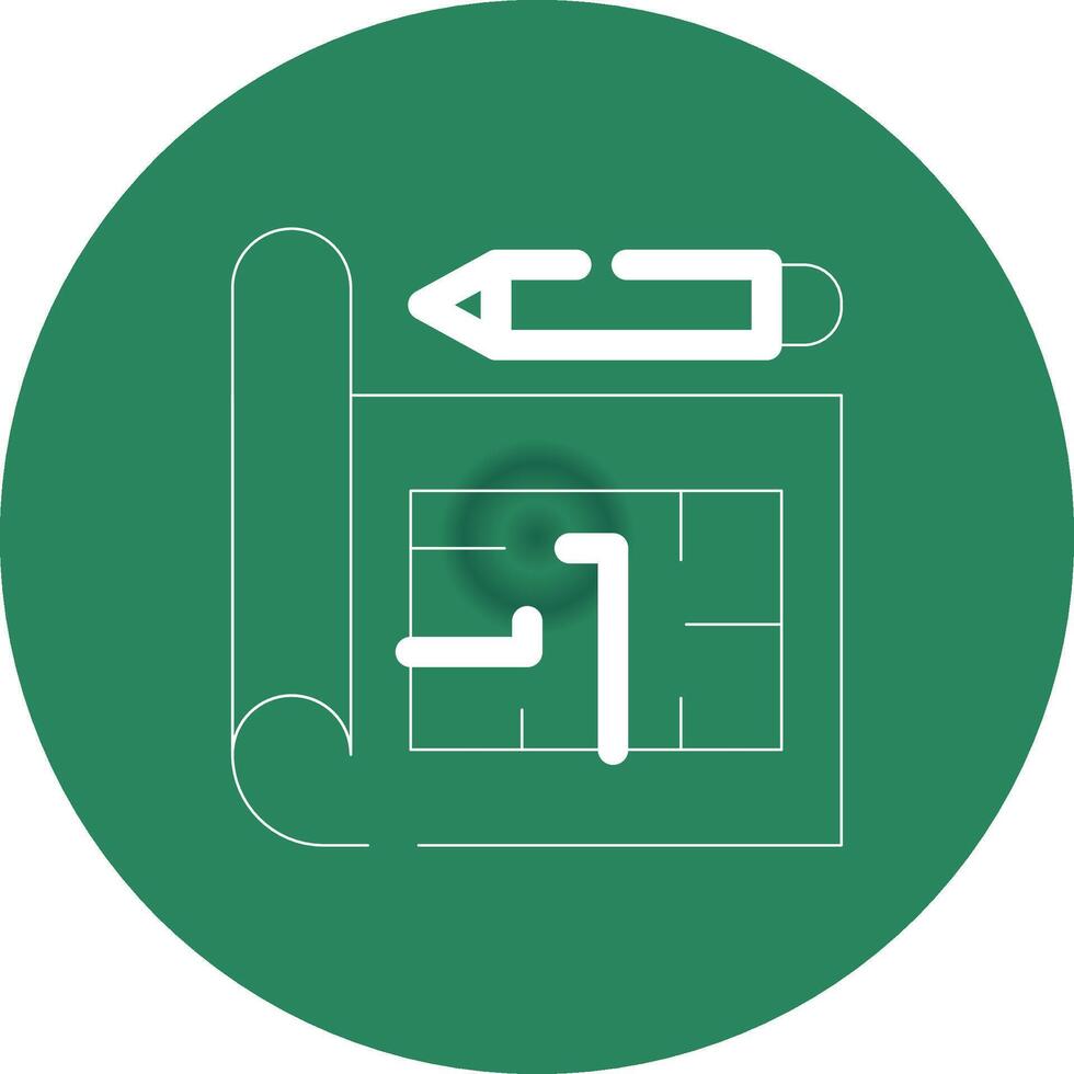 Blueprint Creative Icon Design vector